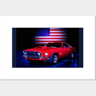 BOSS 429 Mustang  American Muscle Posters and Art